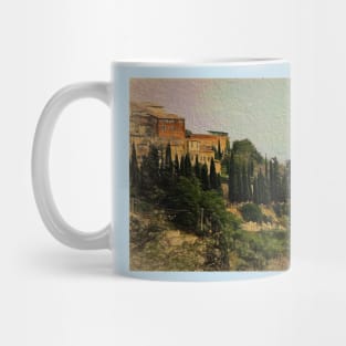 Artistic Tuscan Hillside Mug